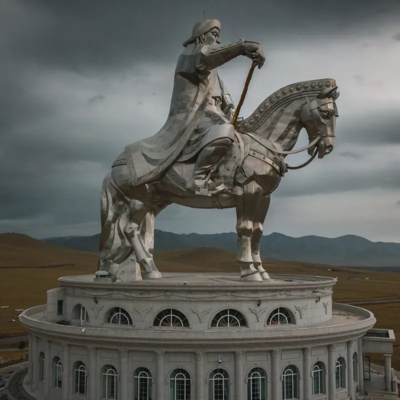 Genghis Khan Statue view 1